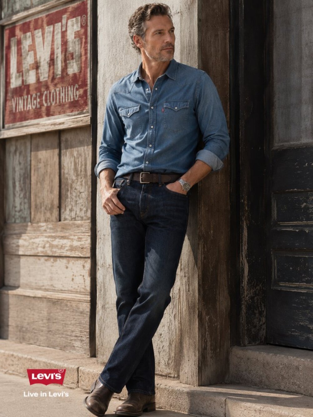 Levi's Blue Straight Jeans Classic Style 36x30